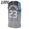 Barn Utah Jazz Tröja Lauri Markkanen Nike 2025-26 City Edition Grå Swingman